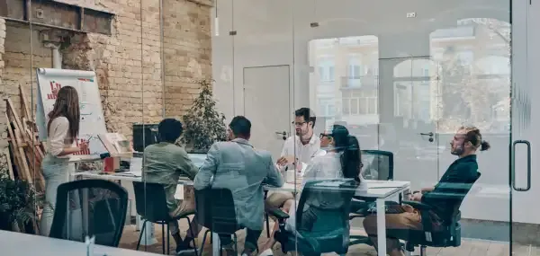 A marketing team planning a brand campaign for an Australian business